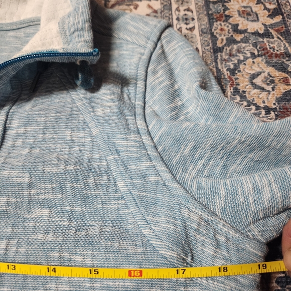 REI Sky Blue Women's Cowl Neck Sweater - Picture 5 of 6